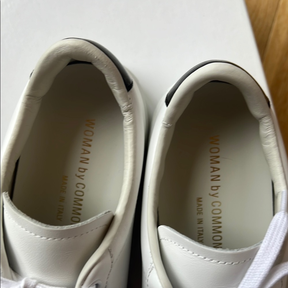Common Projects White Leather Sneakers - Picture 6 of 8